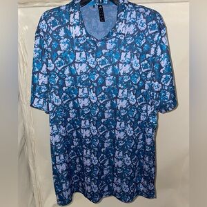 Adidas Men's Shy Rush Golf Cobblestone Jacquard Polo Shirt ADVR0844 Sz XXL